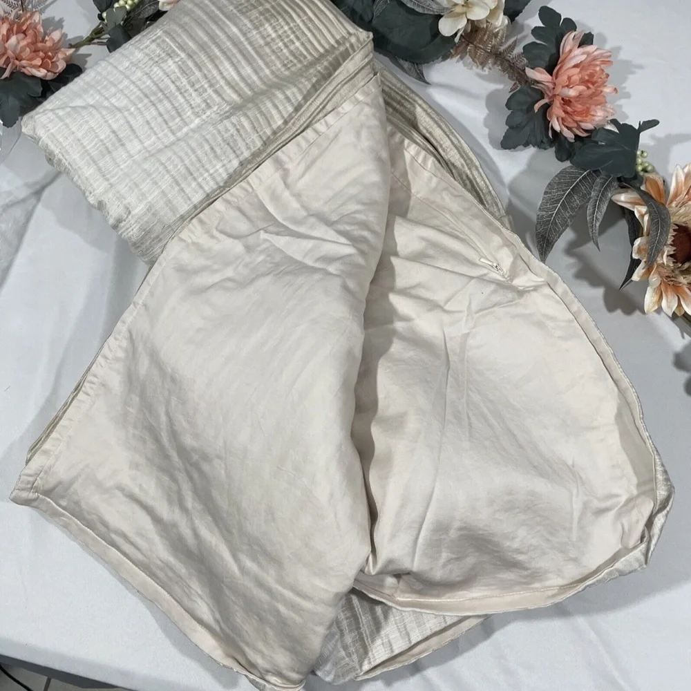 NWD $335 [ Full / Queen ] Duvet Cover for Hotel Collection Ikat‎ Stripe